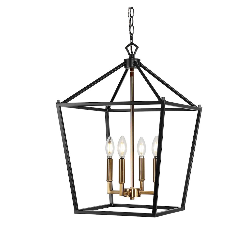 Pagodabulb Lantern Metal Led Pendant. Picture 8