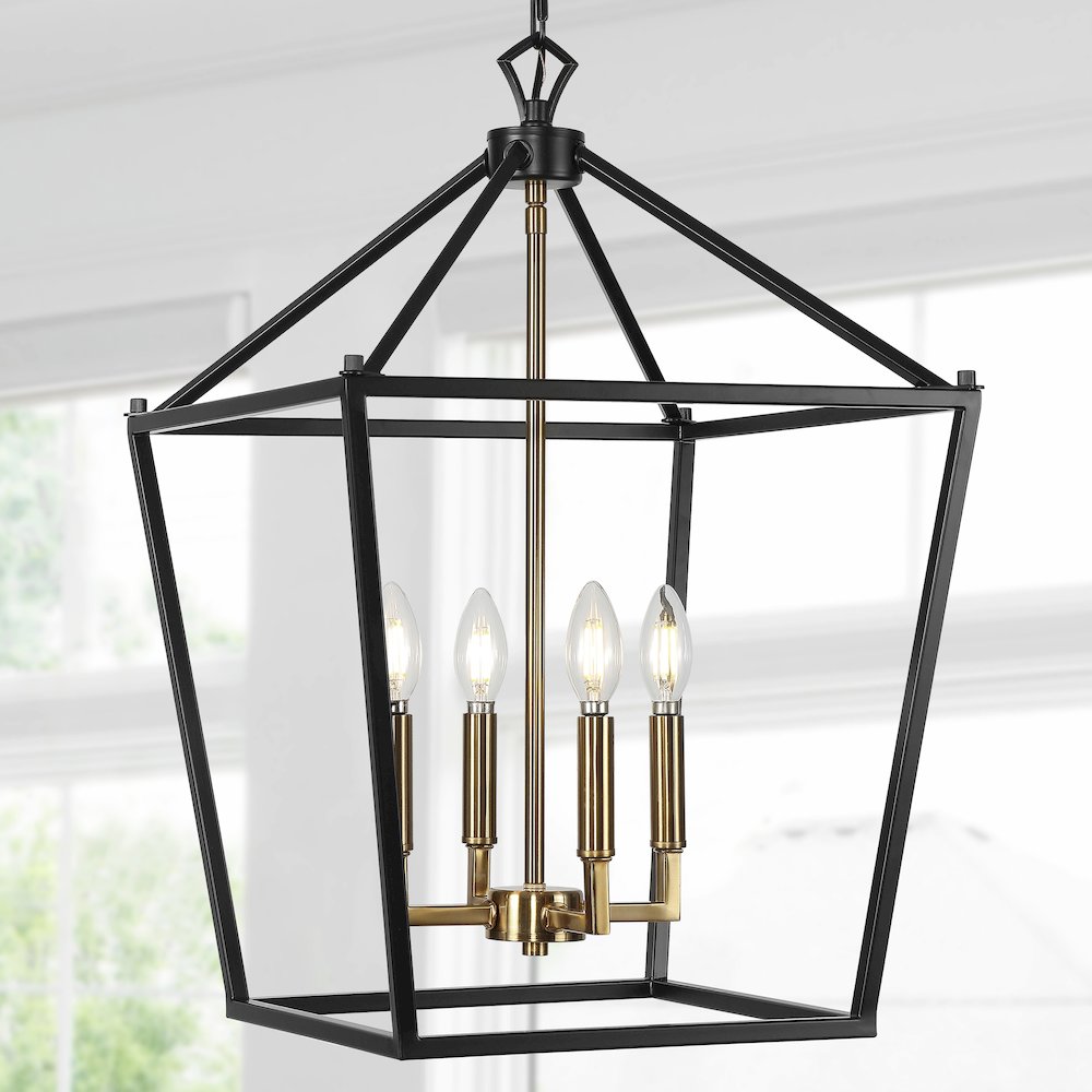 Pagodabulb Lantern Metal Led Pendant. Picture 10