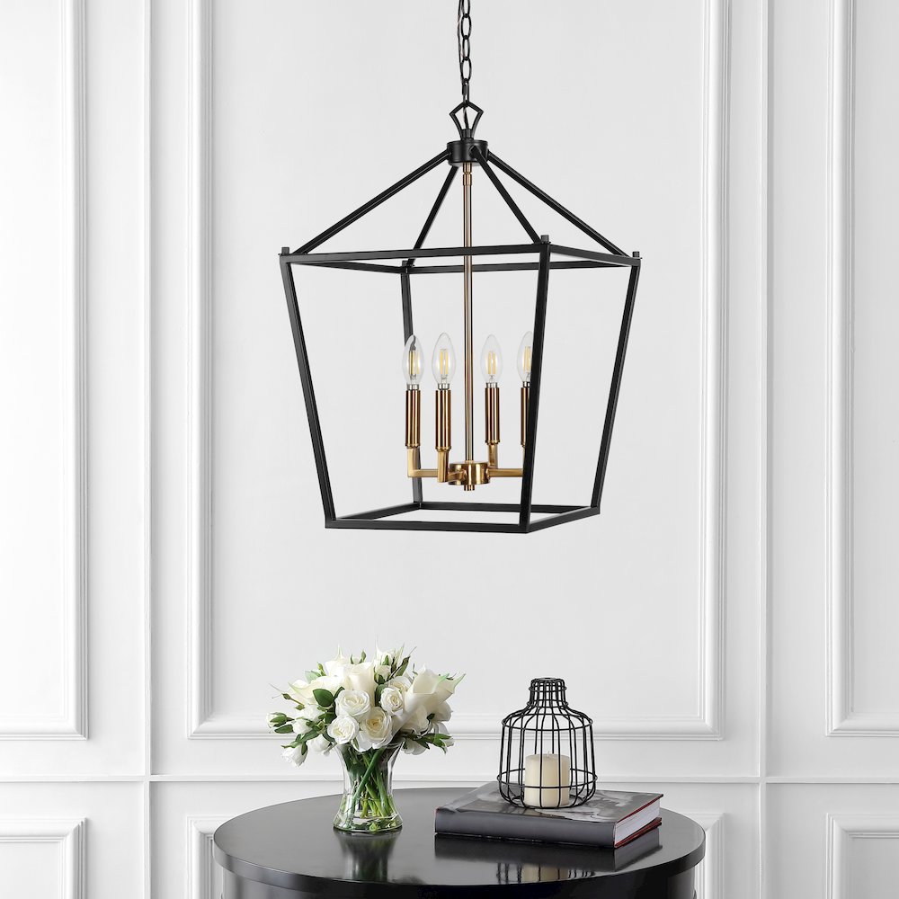 Pagodabulb Lantern Metal Led Pendant. Picture 7