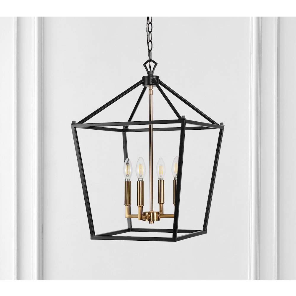 Pagodabulb Lantern Metal Led Pendant. Picture 6