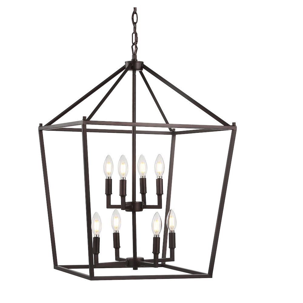 Pagodabulb Lantern Metal Led Pendant. Picture 9