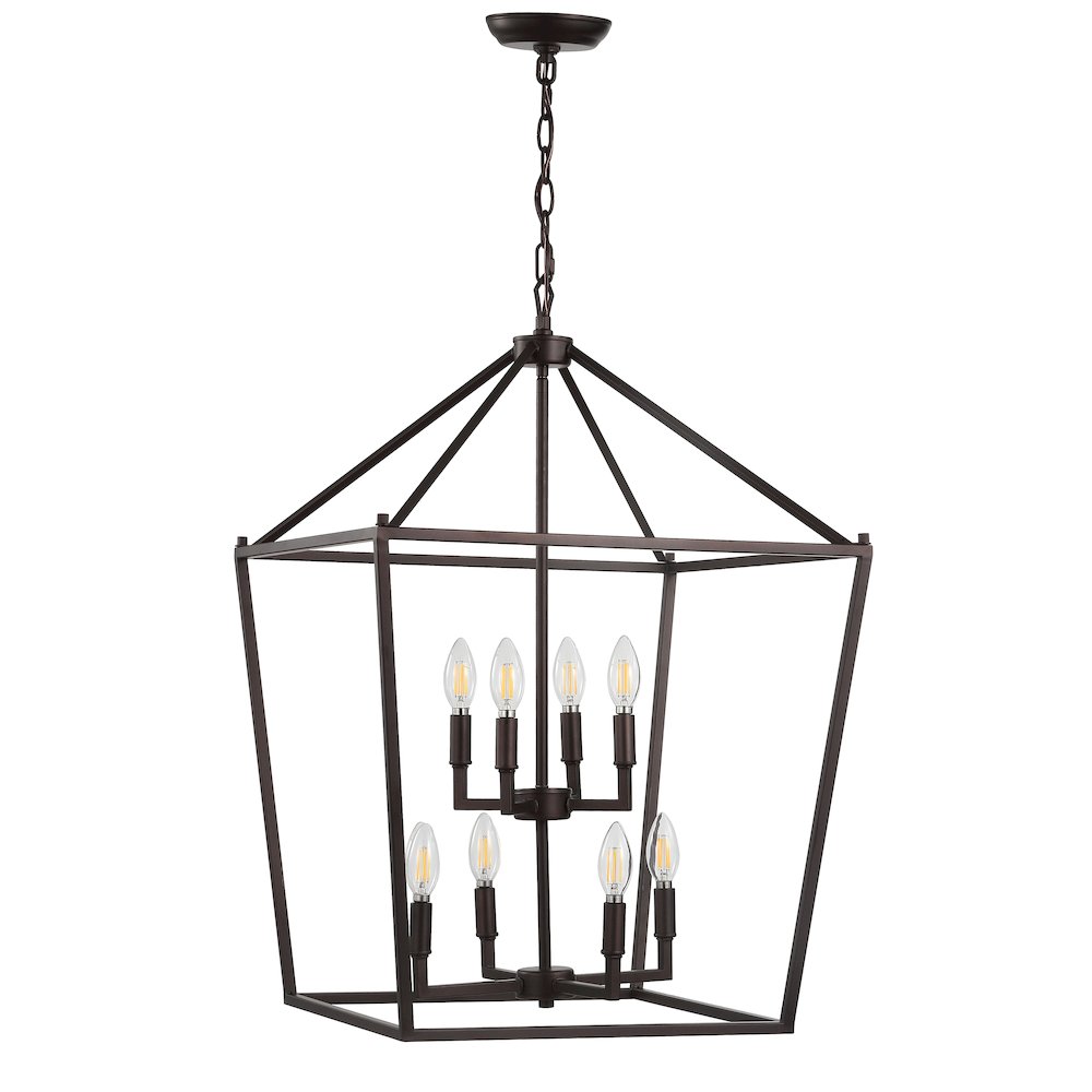 Pagodabulb Lantern Metal Led Pendant. Picture 2