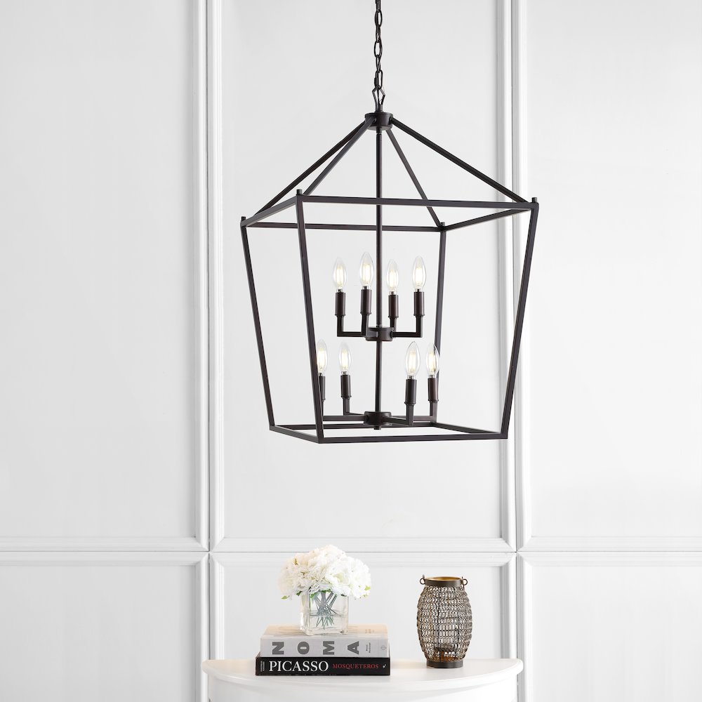 Pagodabulb Lantern Metal Led Pendant. Picture 7