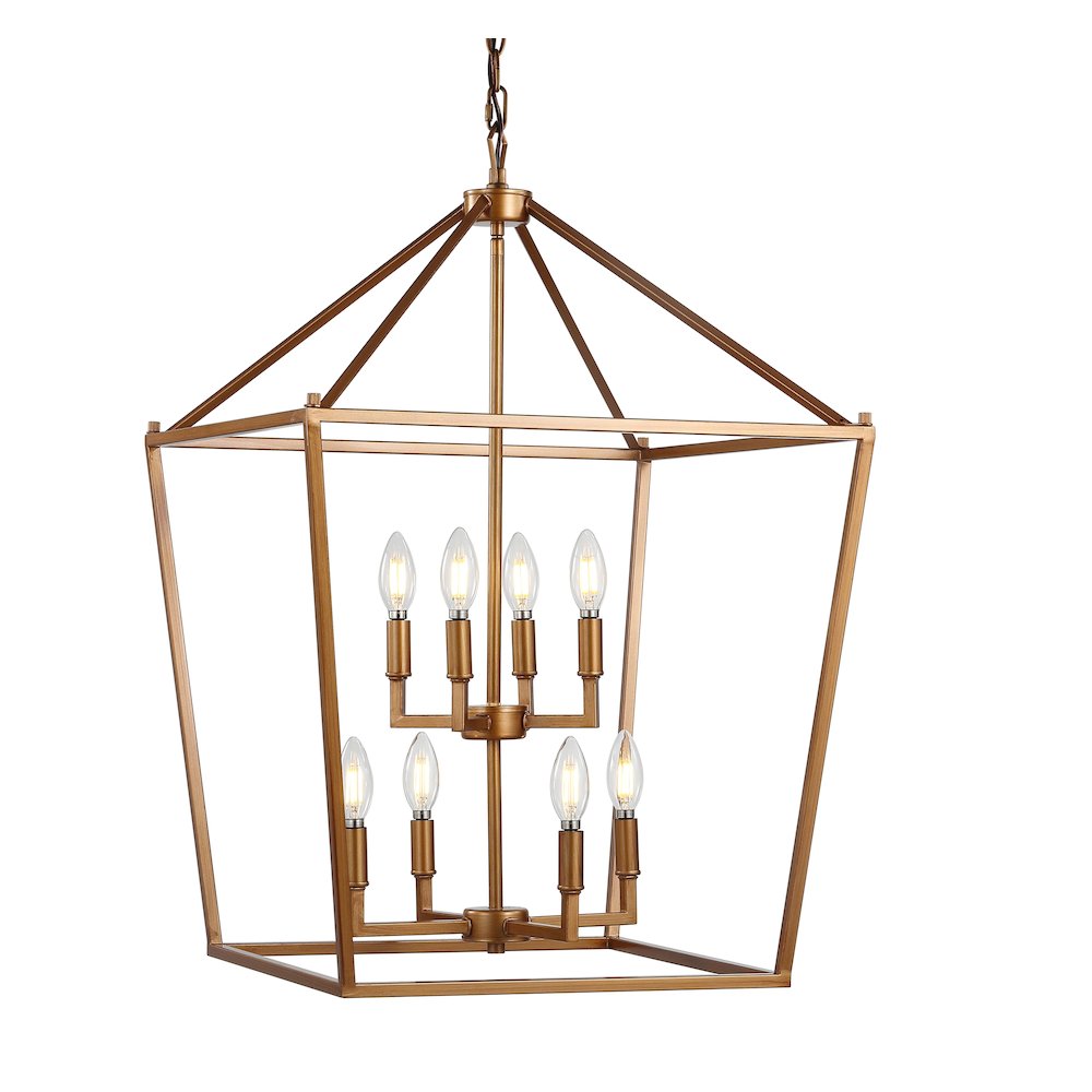 Pagodabulb Lantern Metal Led Pendant. Picture 11