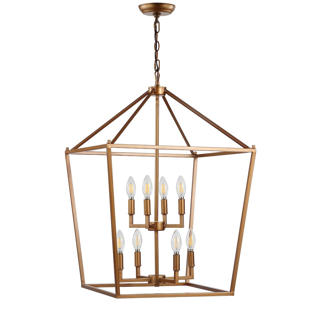 Pagodabulb Lantern Metal Led Pendant. Picture 2