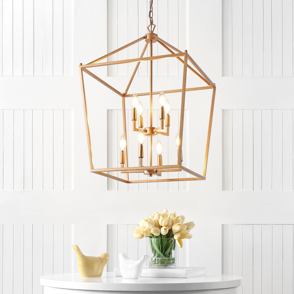 Pagodabulb Lantern Metal Led Pendant. Picture 9