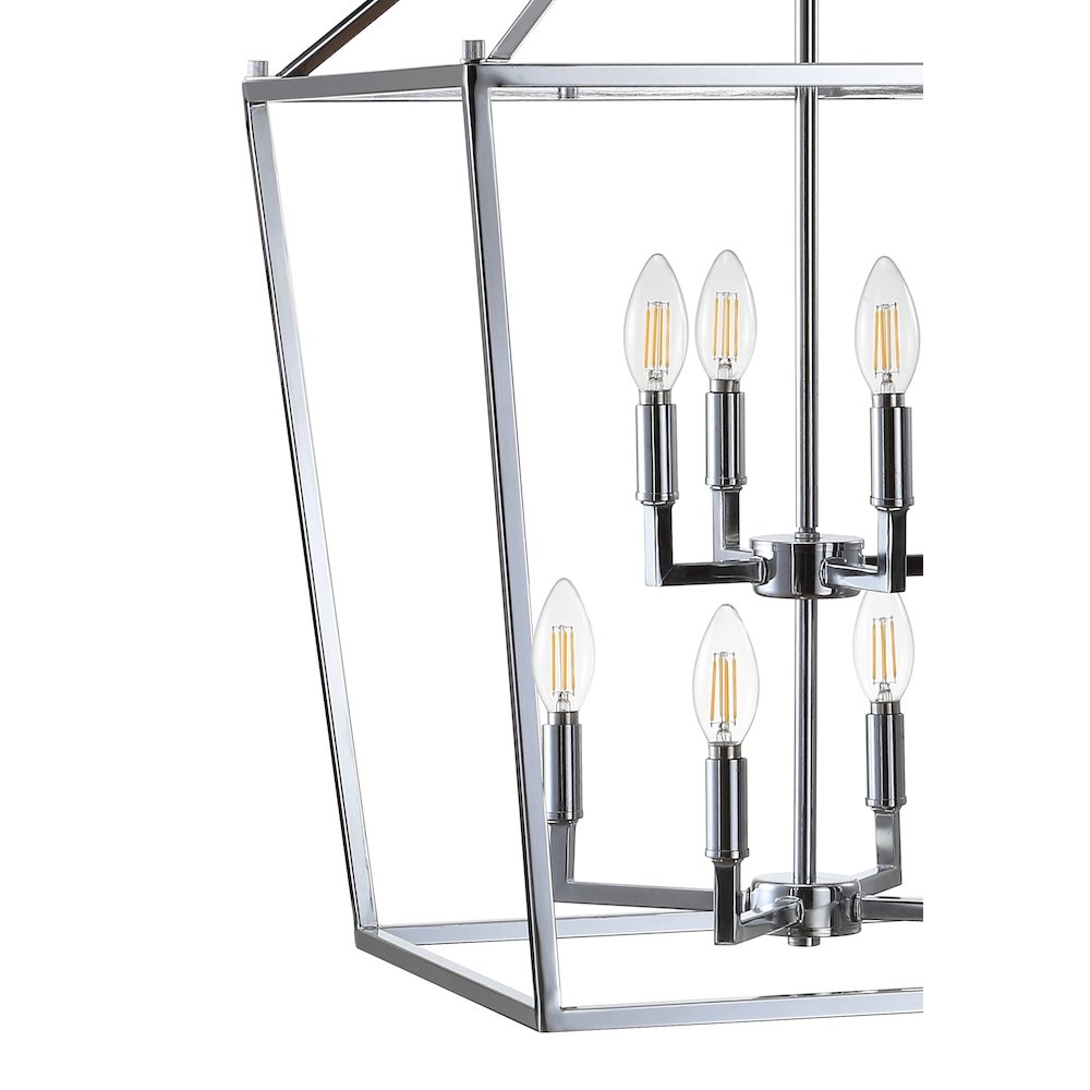 Pagodabulb Lantern Metal Led Pendant. Picture 3