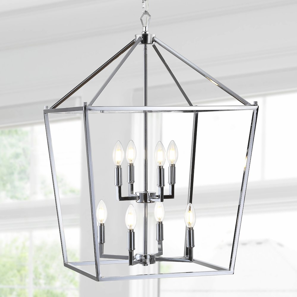 Pagodabulb Lantern Metal Led Pendant. Picture 13