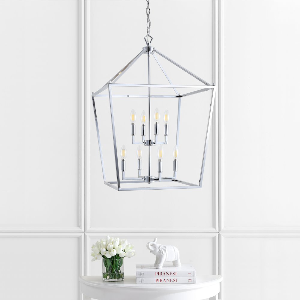 Pagodabulb Lantern Metal Led Pendant. Picture 8