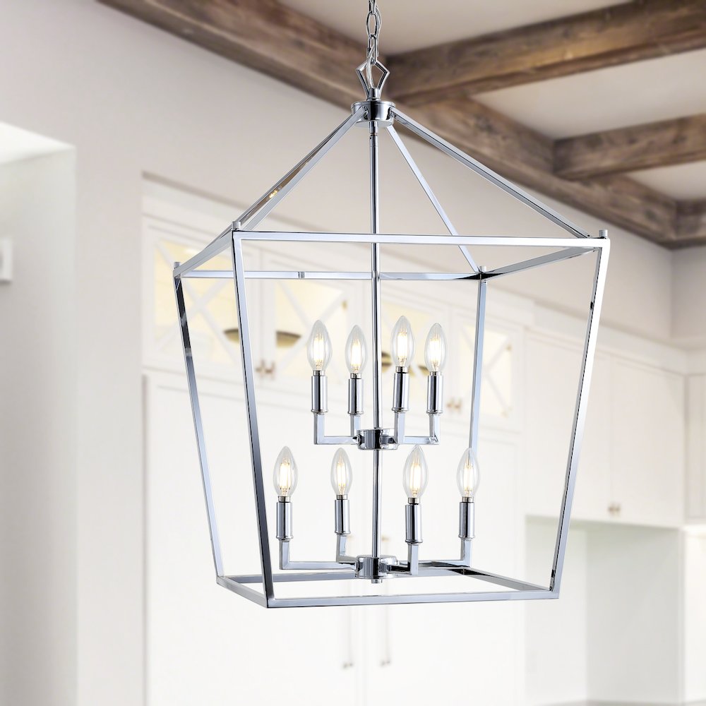Pagodabulb Lantern Metal Led Pendant. Picture 7