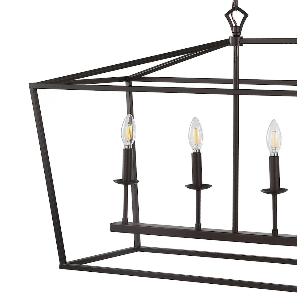 Pagodabulb Lantern Metal Led Pendant. Picture 3