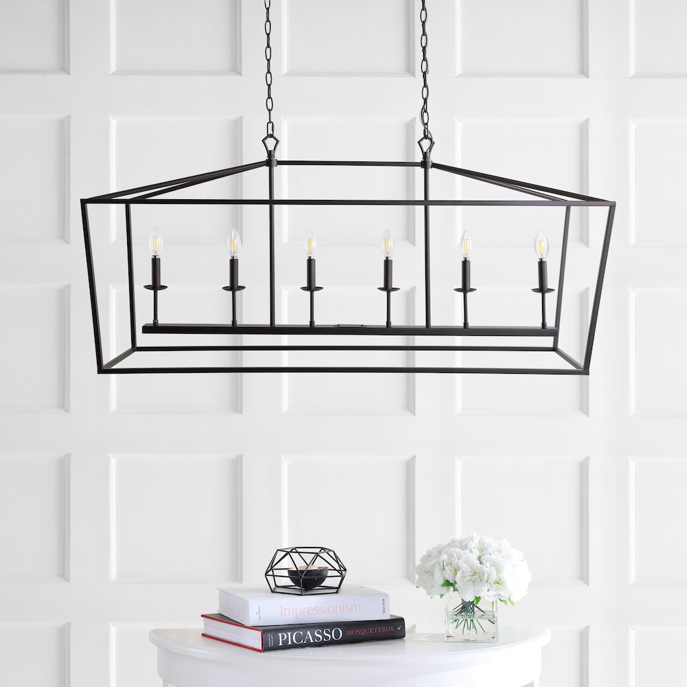 Pagodabulb Lantern Metal Led Pendant. Picture 7
