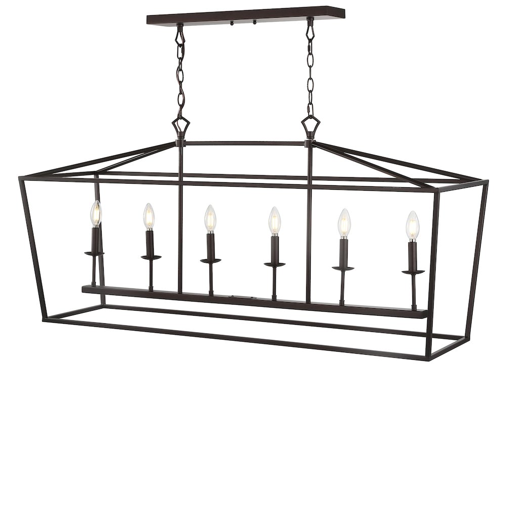 Pagodabulb Lantern Metal Led Pendant. Picture 1