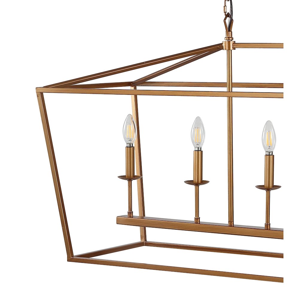 Pagodabulb Lantern Metal Led Pendant. Picture 3
