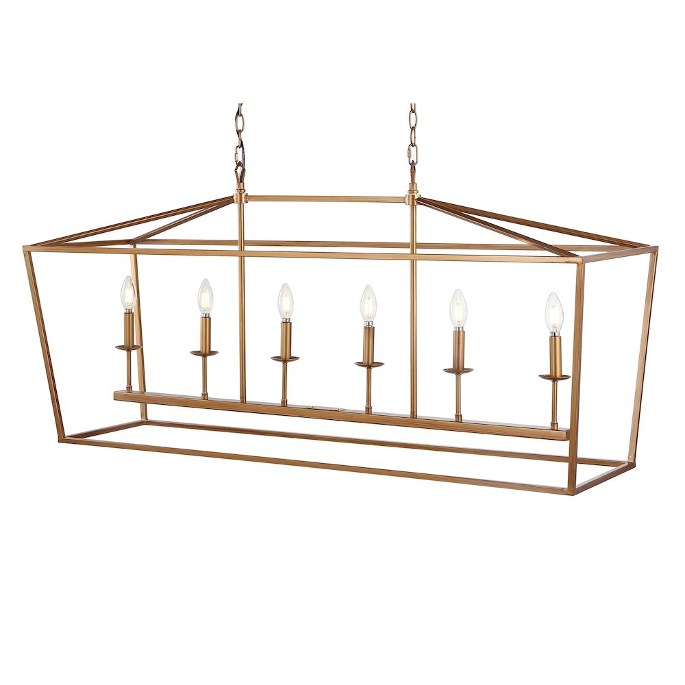 Pagodabulb Lantern Metal Led Pendant. Picture 10