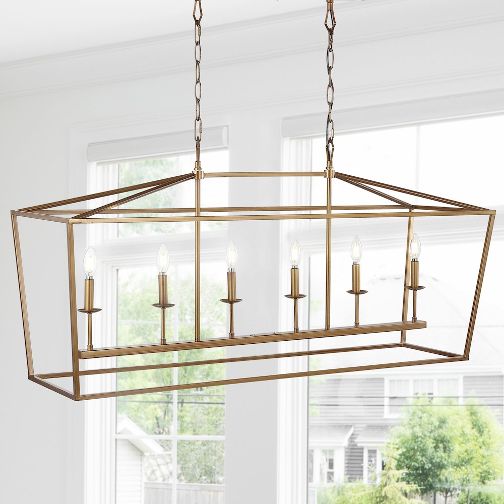 Pagodabulb Lantern Metal Led Pendant. Picture 12