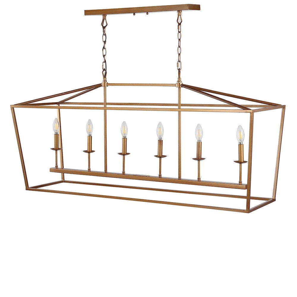 Pagodabulb Lantern Metal Led Pendant. Picture 2