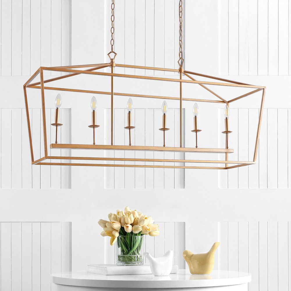 Pagodabulb Lantern Metal Led Pendant. Picture 6