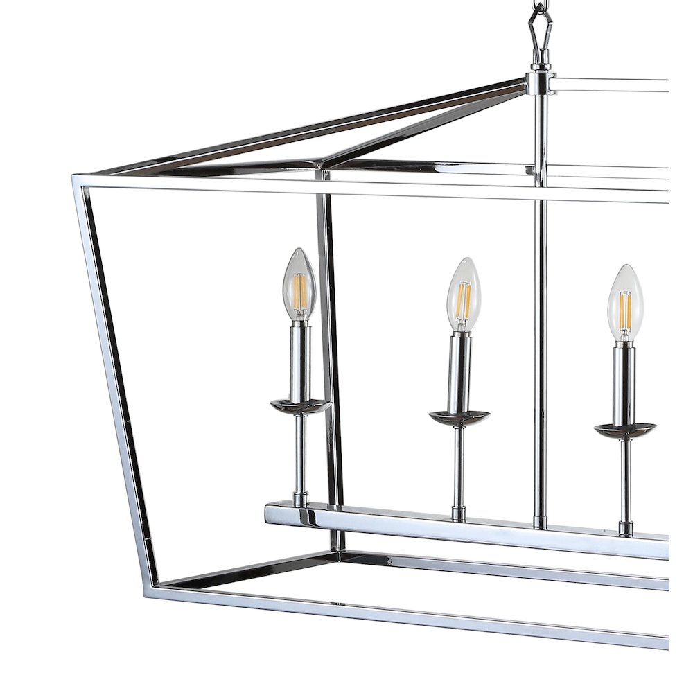 Pagodabulb Lantern Metal Led Pendant. Picture 3