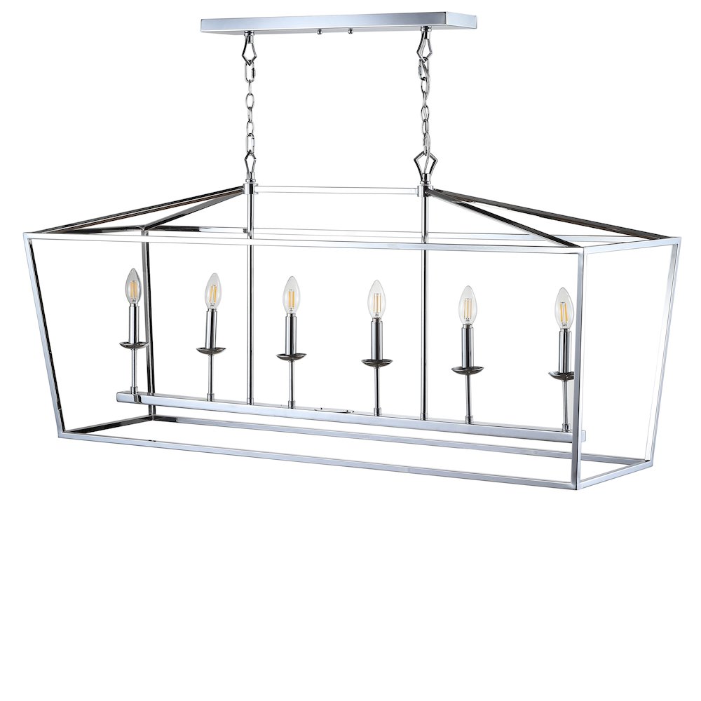 Pagodabulb Lantern Metal Led Pendant. Picture 2