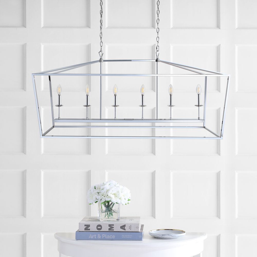 Pagodabulb Lantern Metal Led Pendant. Picture 8