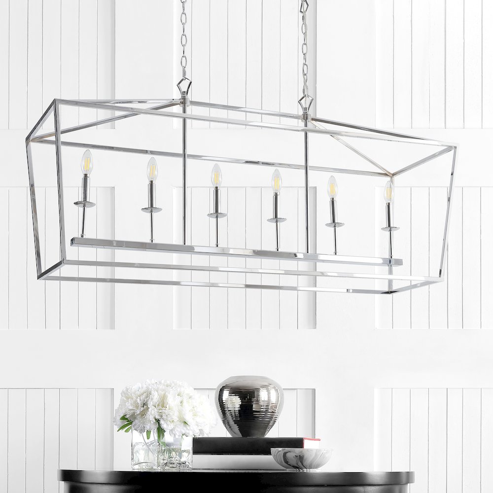 Pagodabulb Lantern Metal Led Pendant. Picture 6