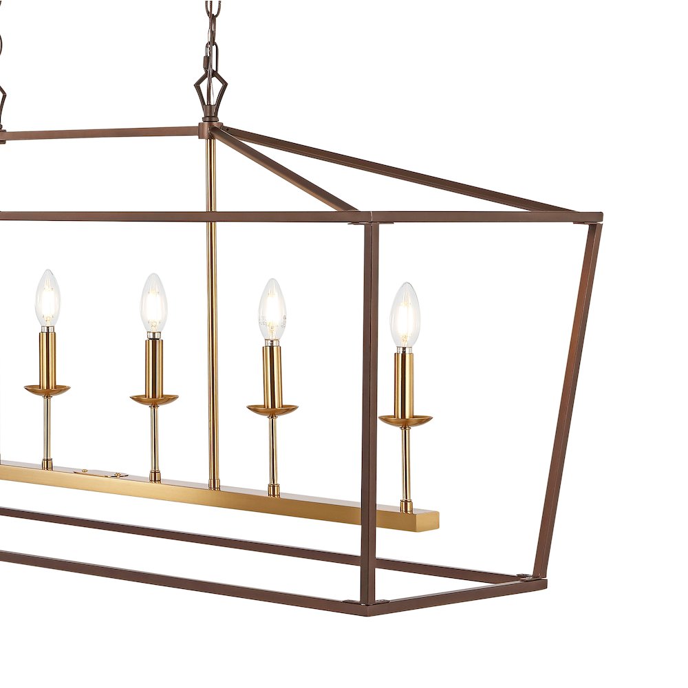 Pagodabulb Lantern Metal Led Pendant. Picture 3