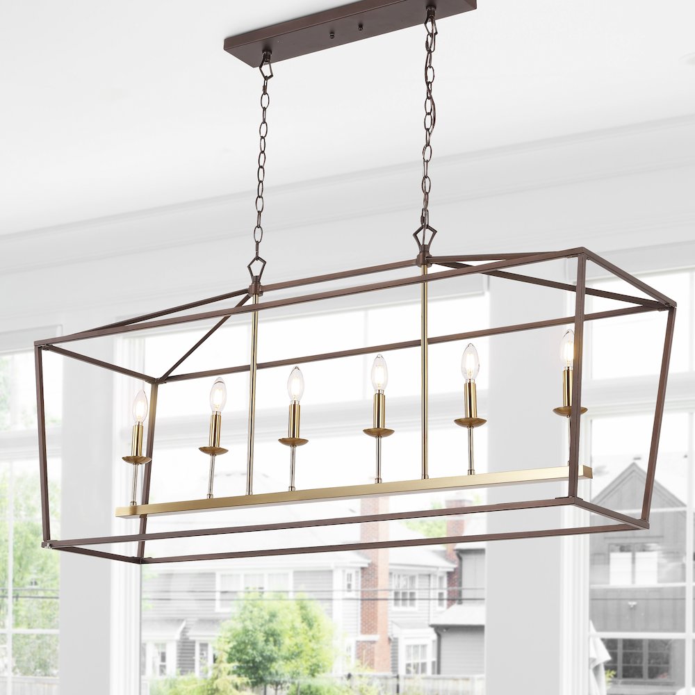 Pagodabulb Lantern Metal Led Pendant. Picture 11