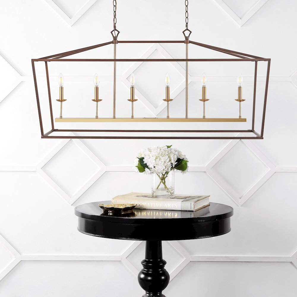Pagodabulb Lantern Metal Led Pendant. Picture 7