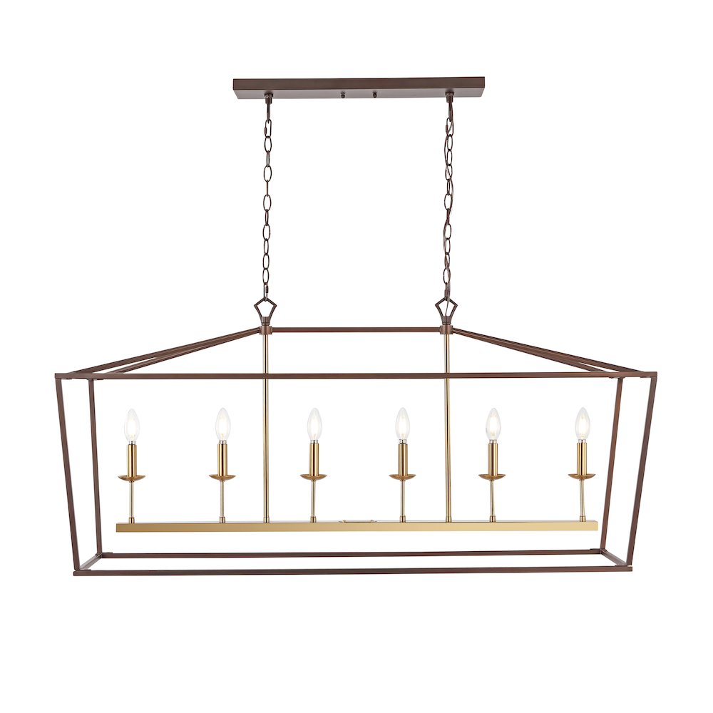 Pagodabulb Lantern Metal Led Pendant. Picture 1