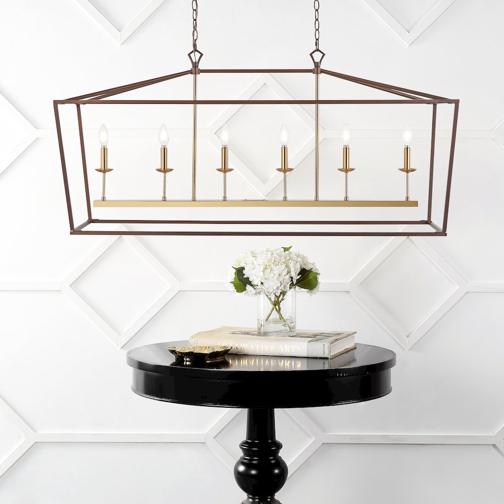 Pagodabulb Lantern Metal Led Pendant. Picture 6