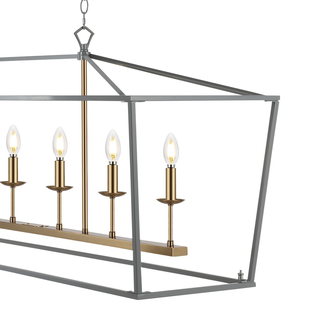 Pagodabulb Lantern Metal Led Pendant. Picture 3