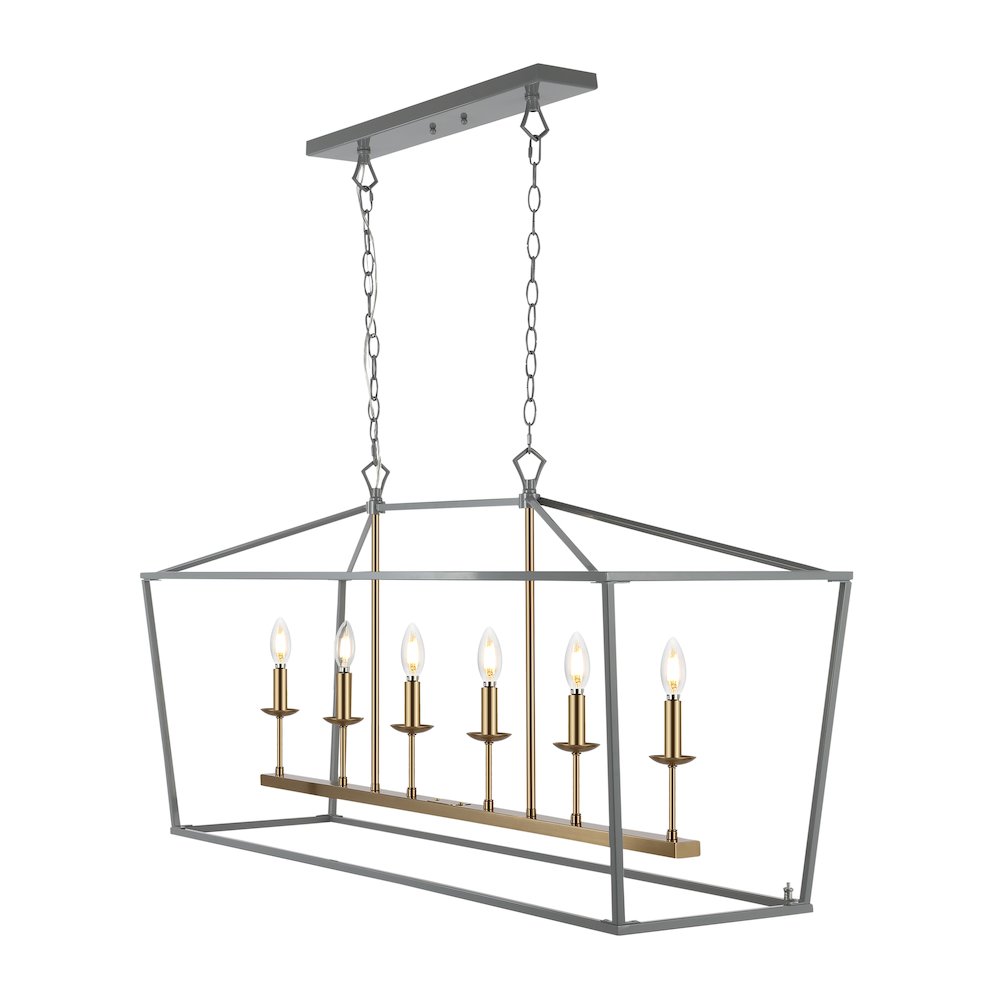 Pagodabulb Lantern Metal Led Pendant. Picture 10