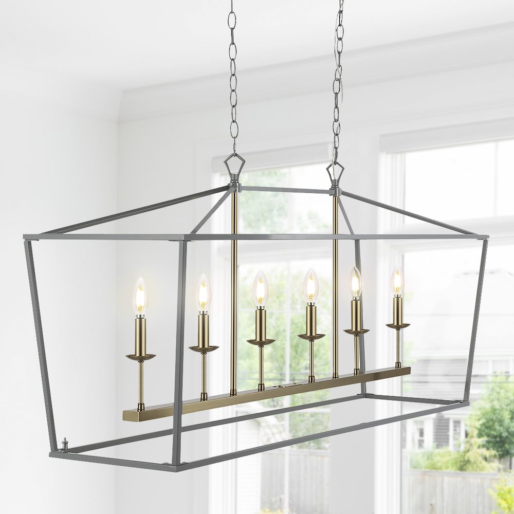 Pagodabulb Lantern Metal Led Pendant. Picture 12