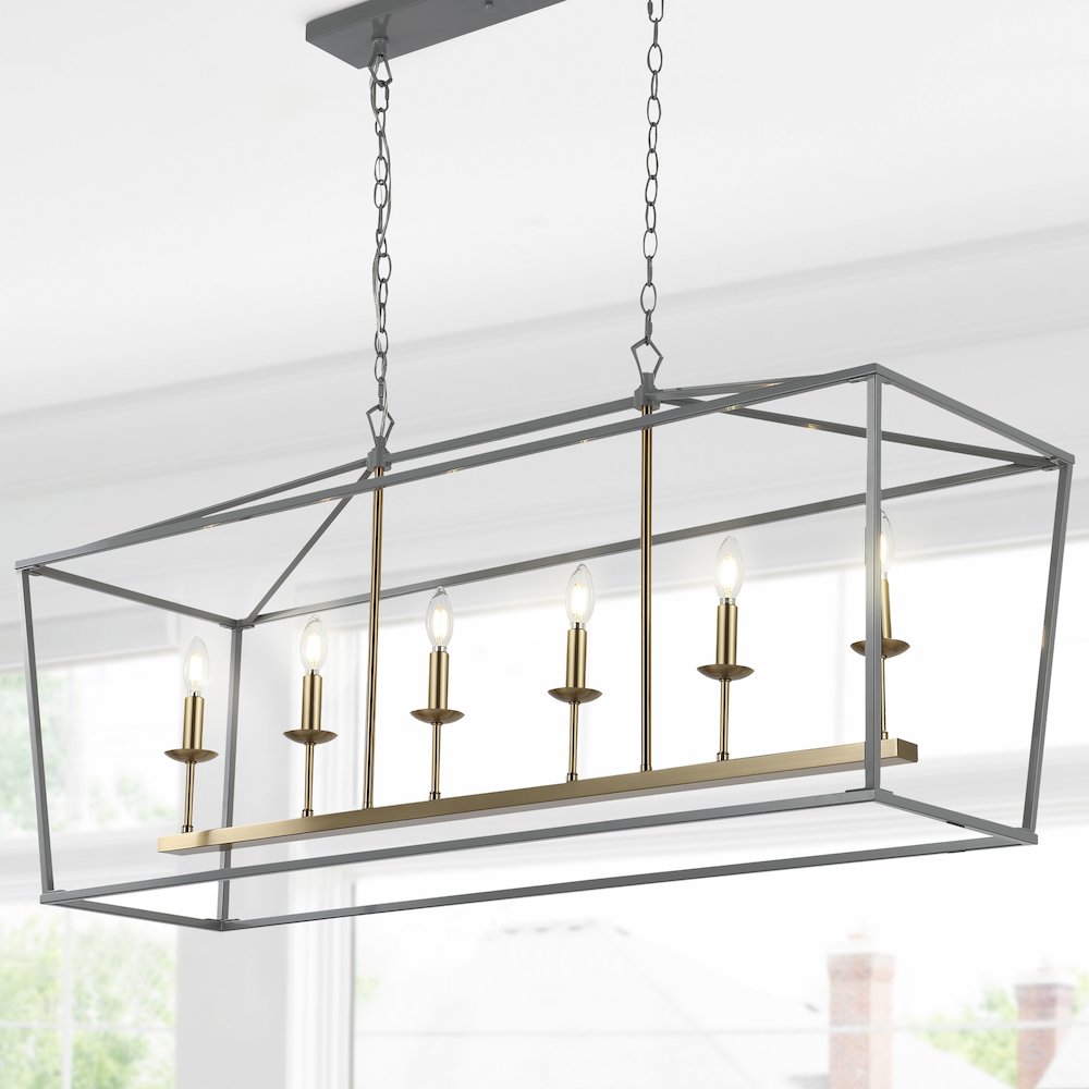 Pagodabulb Lantern Metal Led Pendant. Picture 13
