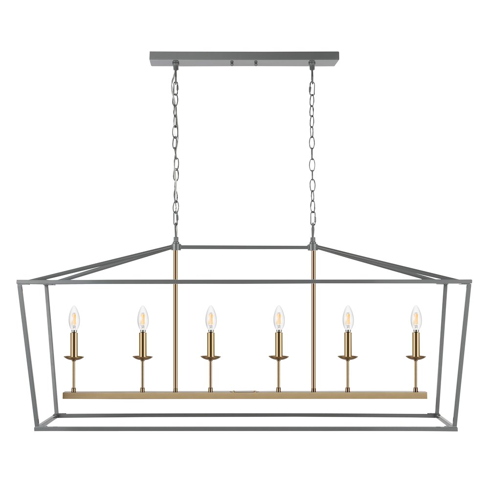 Pagodabulb Lantern Metal Led Pendant. Picture 2
