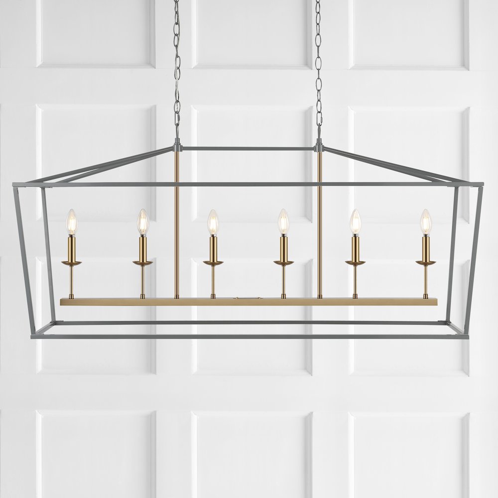 Pagodabulb Lantern Metal Led Pendant. Picture 9