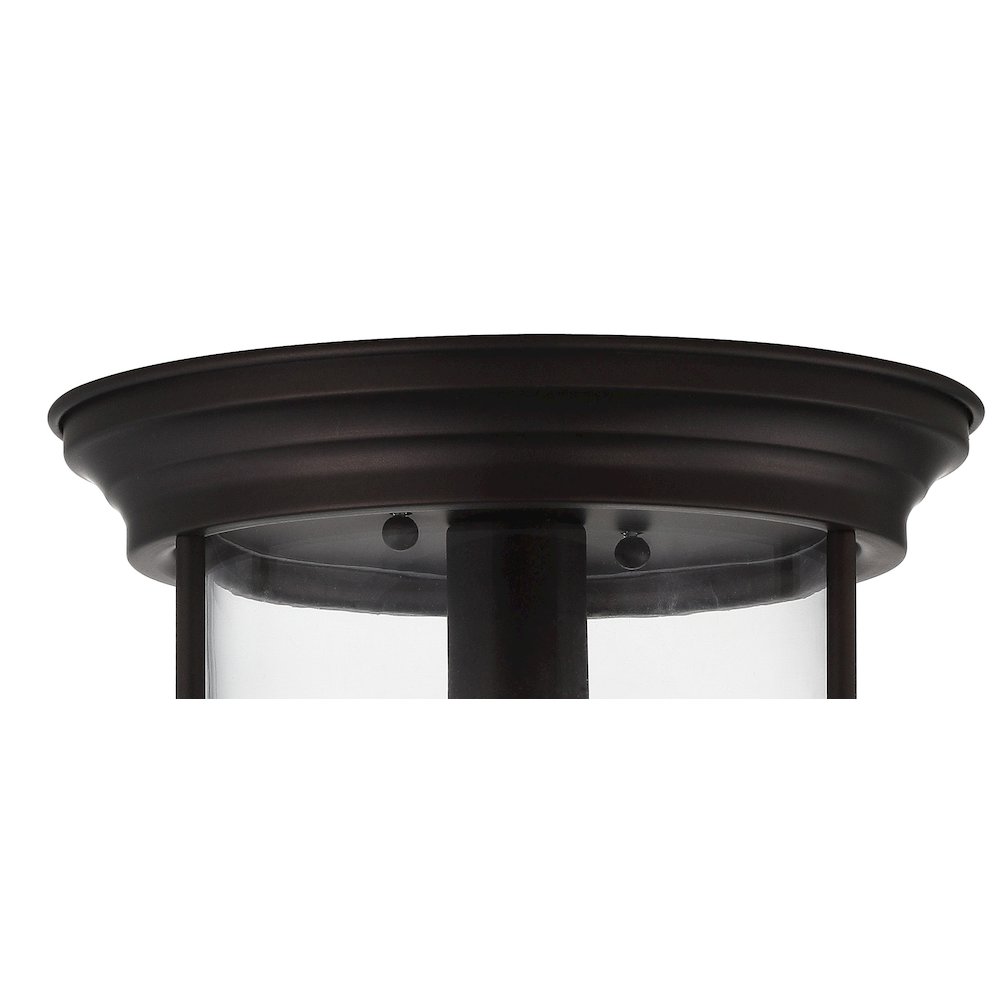 Savannah Metal/Glass Led Flush Mount. Picture 4