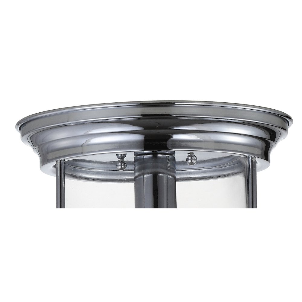Savannah Metal/Glass Led Flush Mount. Picture 4