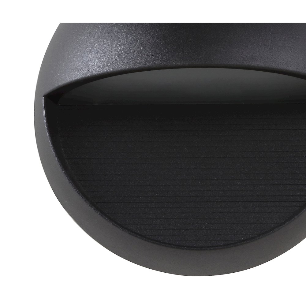 Orbe Outdoor Metal/Glass Integrated Led Wall Sconce. Picture 3