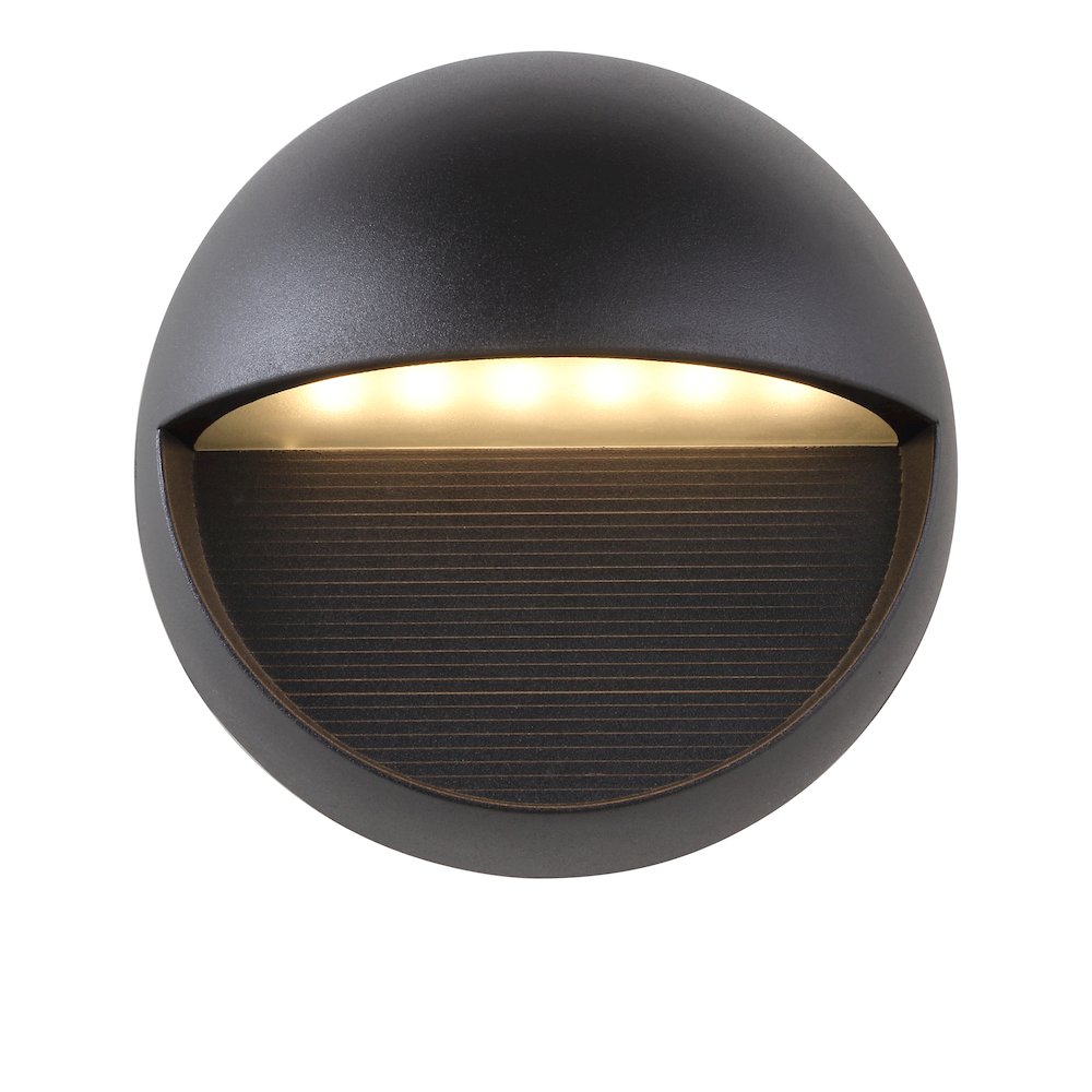 Orbe Outdoor Metal/Glass Integrated Led Wall Sconce. Picture 1