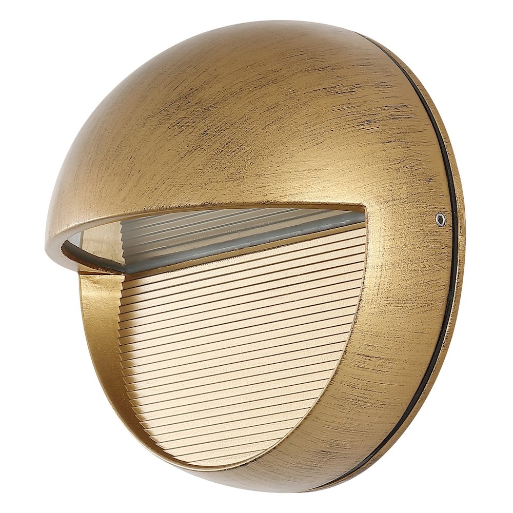 Orbe Outdoor Metal/Glass Integrated Led Wall Sconce. Picture 5
