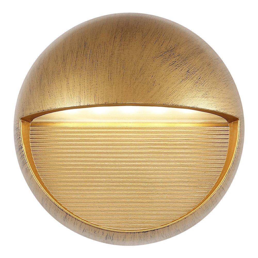Orbe Outdoor Metal/Glass Integrated Led Wall Sconce. Picture 3