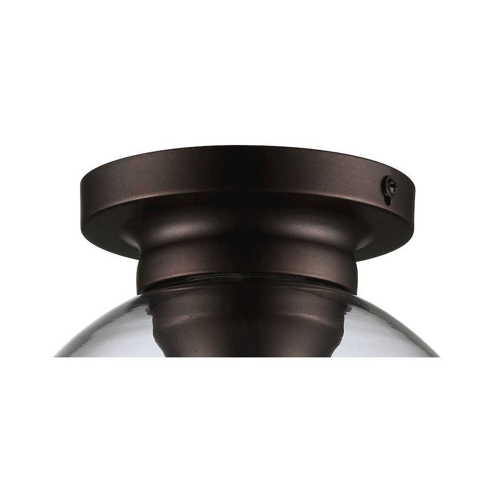 Atlas Metal/Glass Led Flush Mount. Picture 4