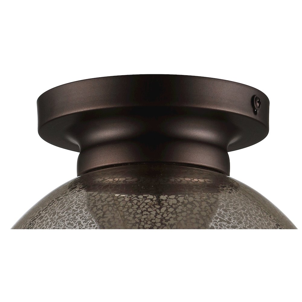 Atlas Metal/Glass Led Flush Mount. Picture 4