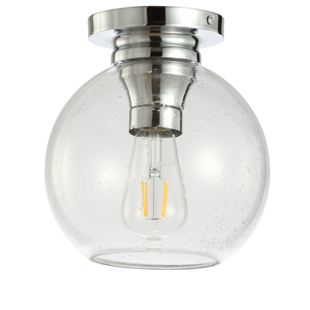 Atlas Metal/Glass Led Flush Mount. Picture 2