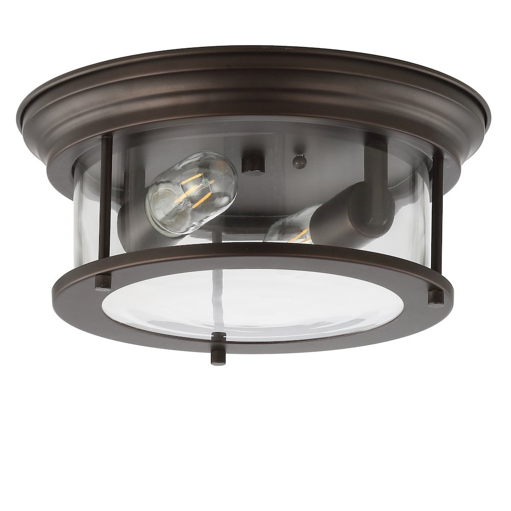 Lauren Metal/Glass Led Flush Mount. Picture 2