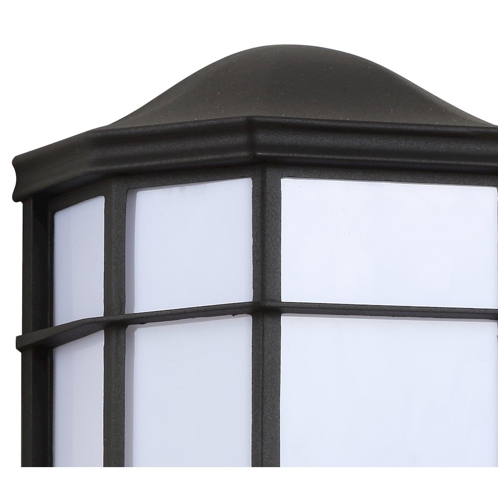 Henry Outdoor Frosted Acrylicmetal Integrated Led Wall Sconce. Picture 3