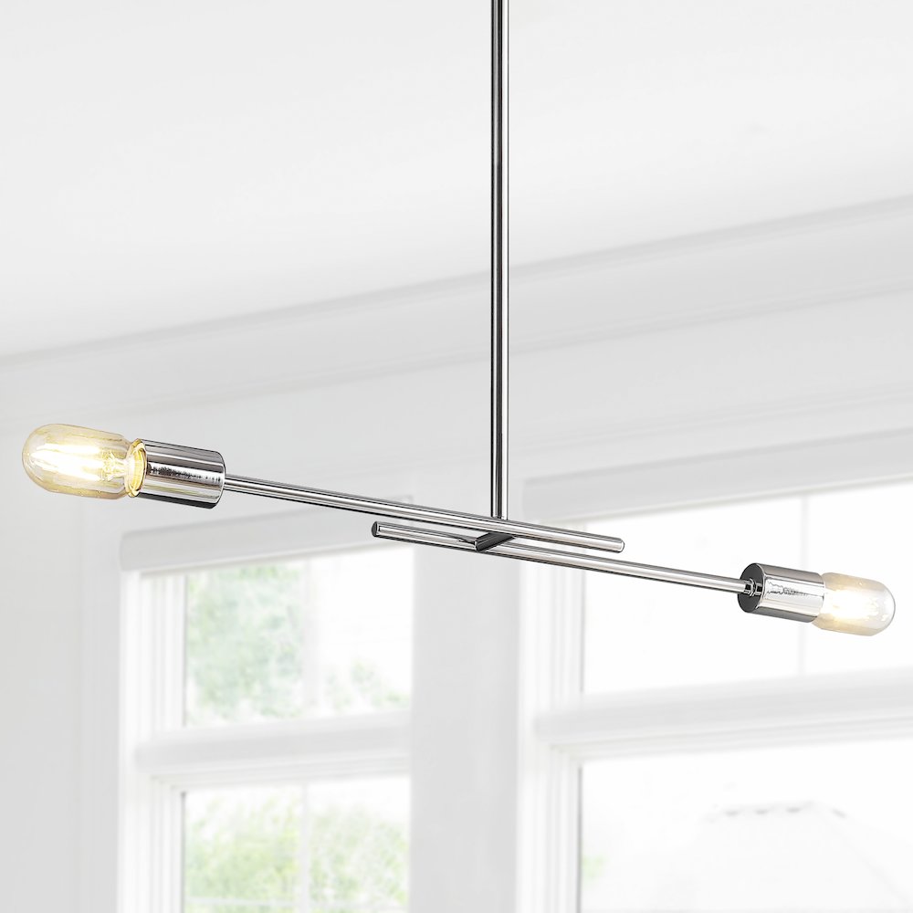 Turing Adjustable Metal Led Linear Pendant. Picture 12