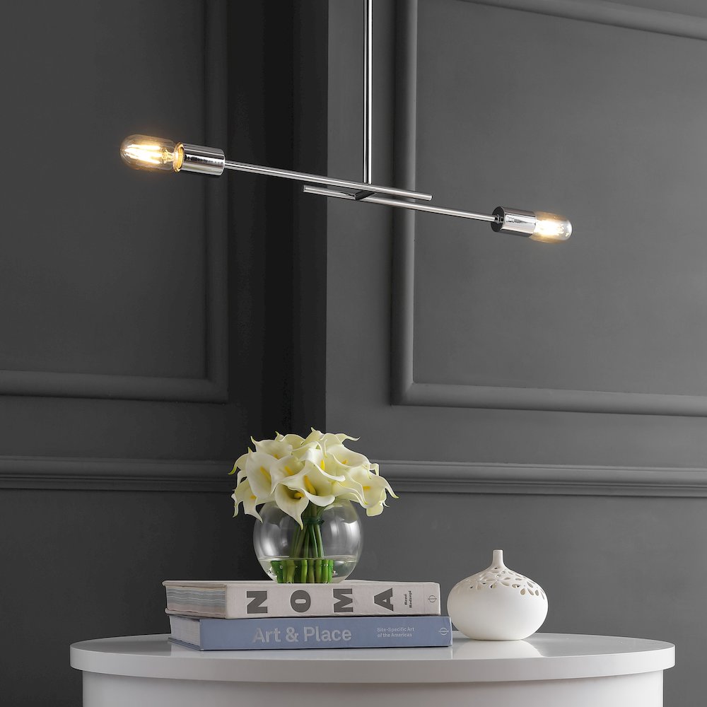 Turing Adjustable Metal Led Linear Pendant. Picture 8